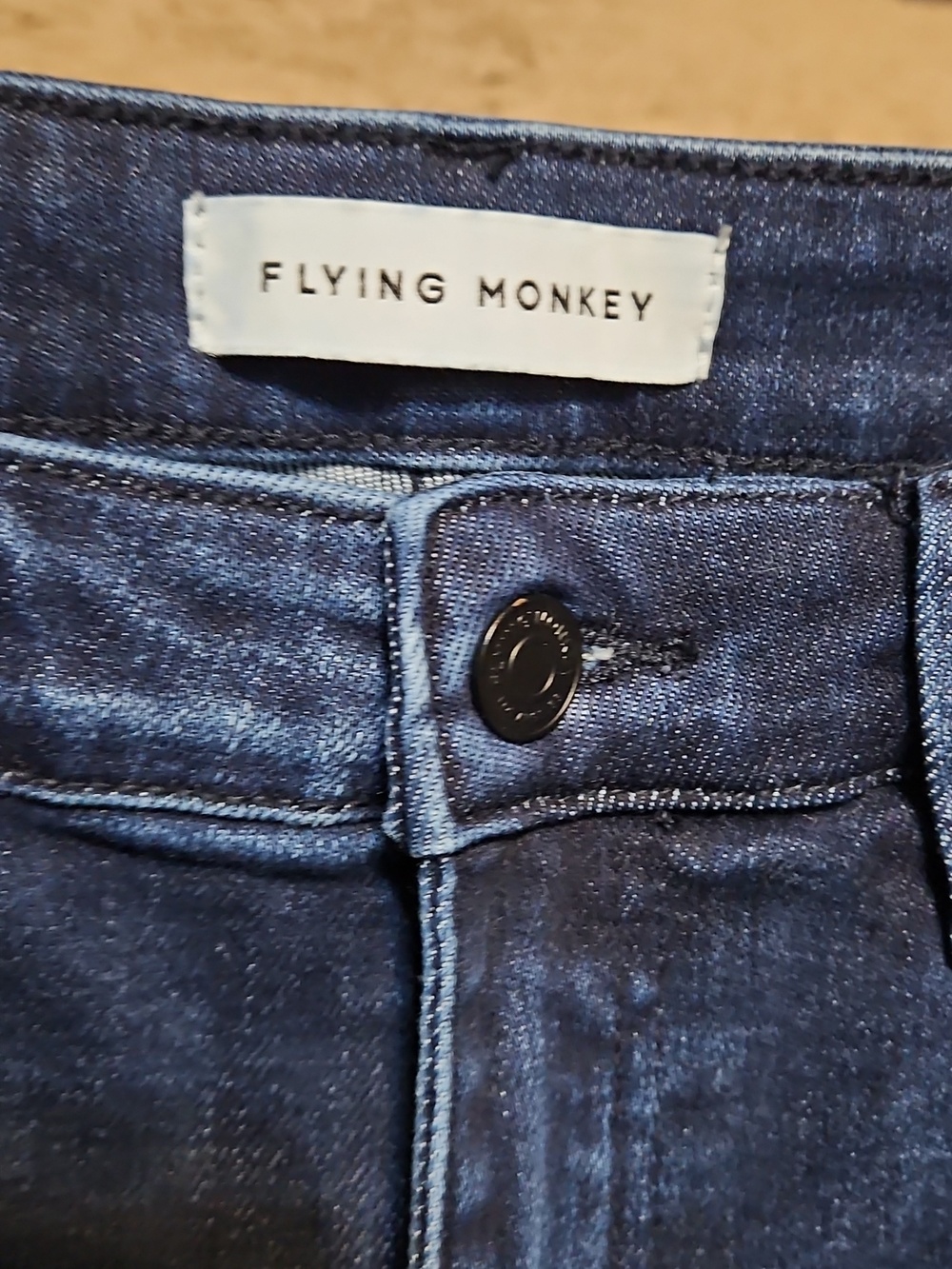 Flying Monkey High Waisted Bootcut Denim Jeans - Picture 9 of 11